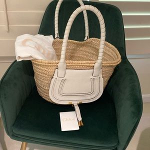 Chloe Marcie Raffia tota